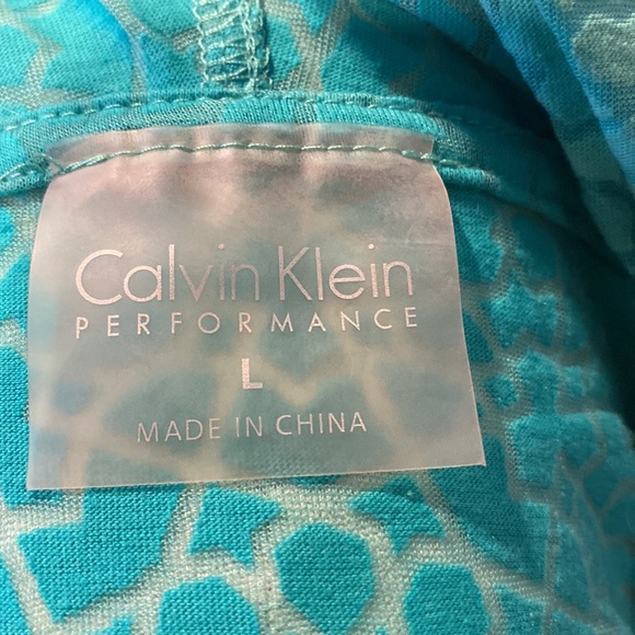 Long Sleeve Calvin Klein Hoody/Shirt - Aquamarine - Picture 6 of 6